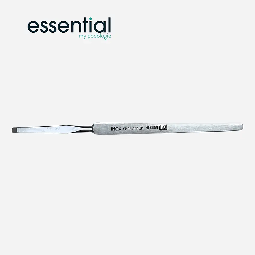 One-piece chisel - Simple or tapered - 14.5 cm - Stainless steel - Essential by My Podologie - Simple Bevel