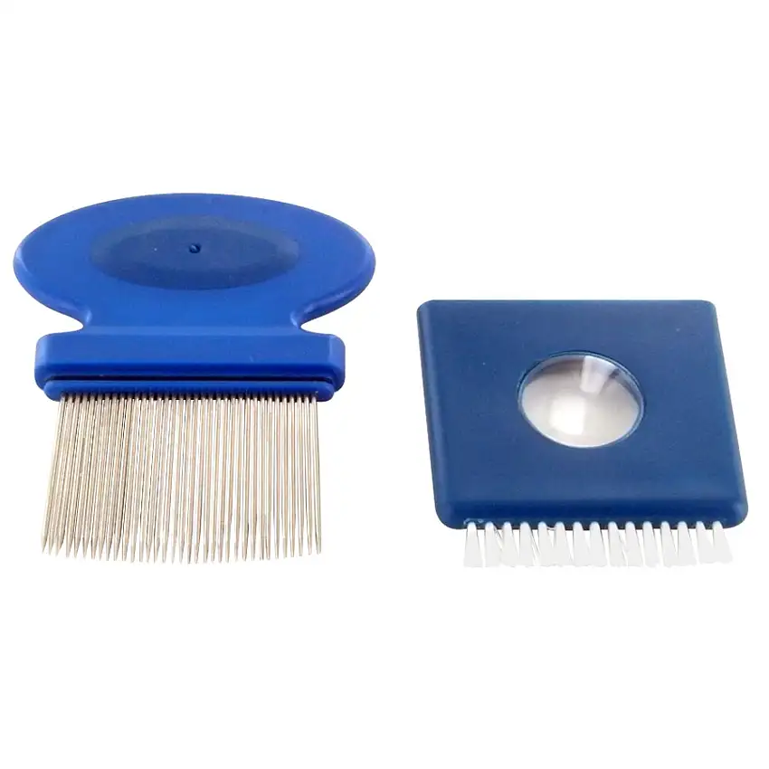 Peigne anti-poux métallique