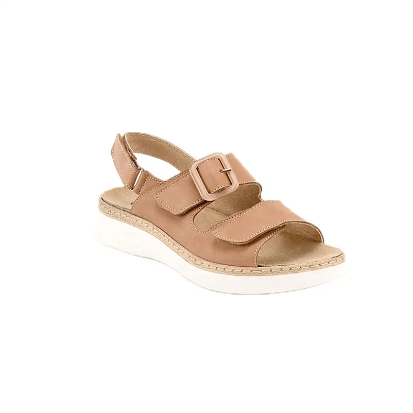 Gela women's shoes - Leather - CHUT range - 2 colors - Gibaud - 35 / Havana