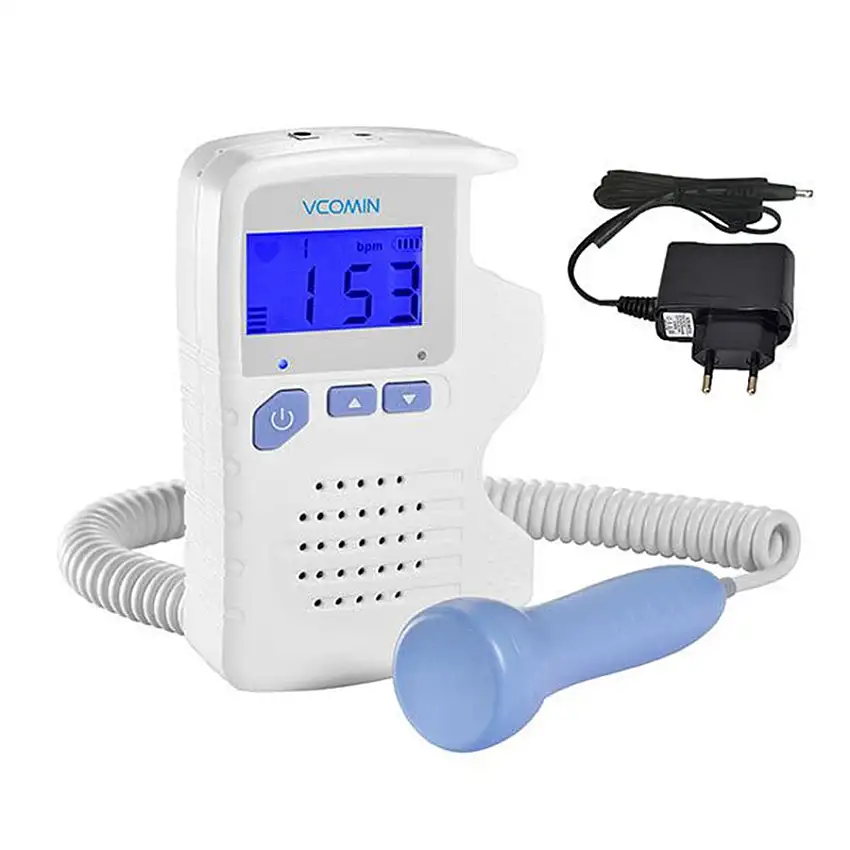 Doppler foetal à ultrasons avec écran et chargeur FD-200D+