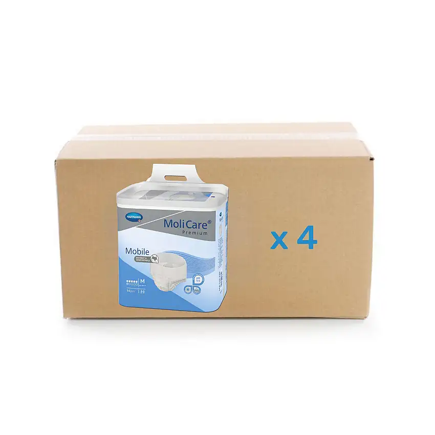 Brief Molicare Premium Mobile - 6 drops - M - carton 3x14U - Hartmann