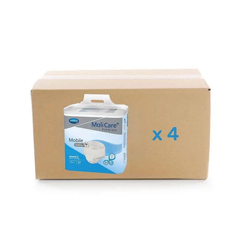 Brief Molicare Premium Mobile - 6 drops - L - carton 4x14U - Hartmann