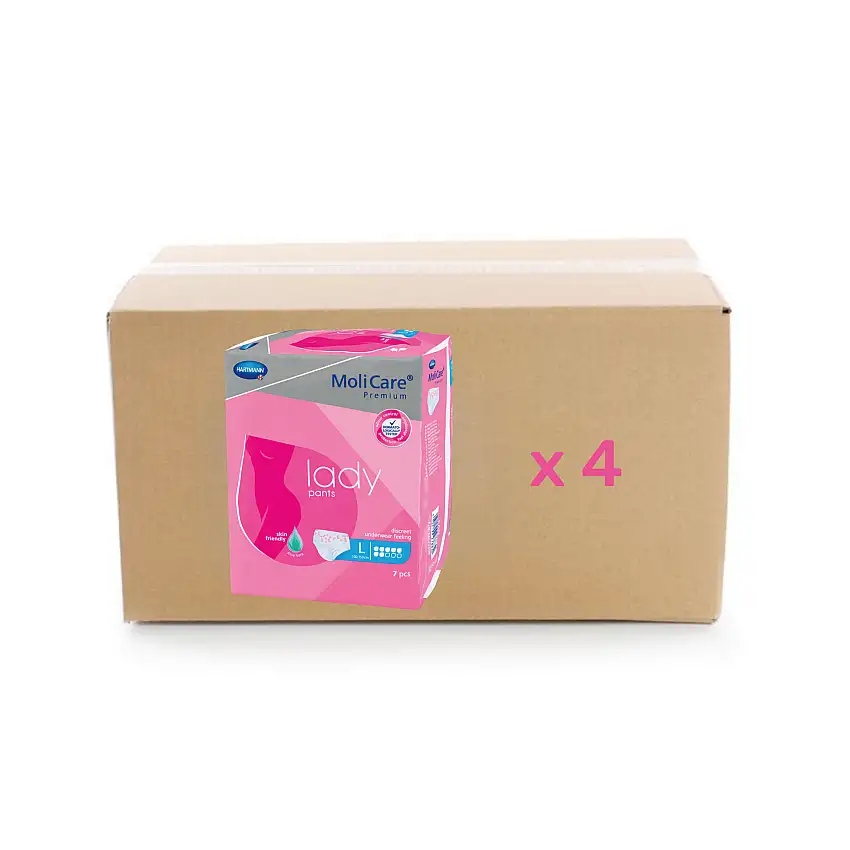 Molicare Premium Lady Pants - 7 Drops - L - carton 4x7U Hartmann