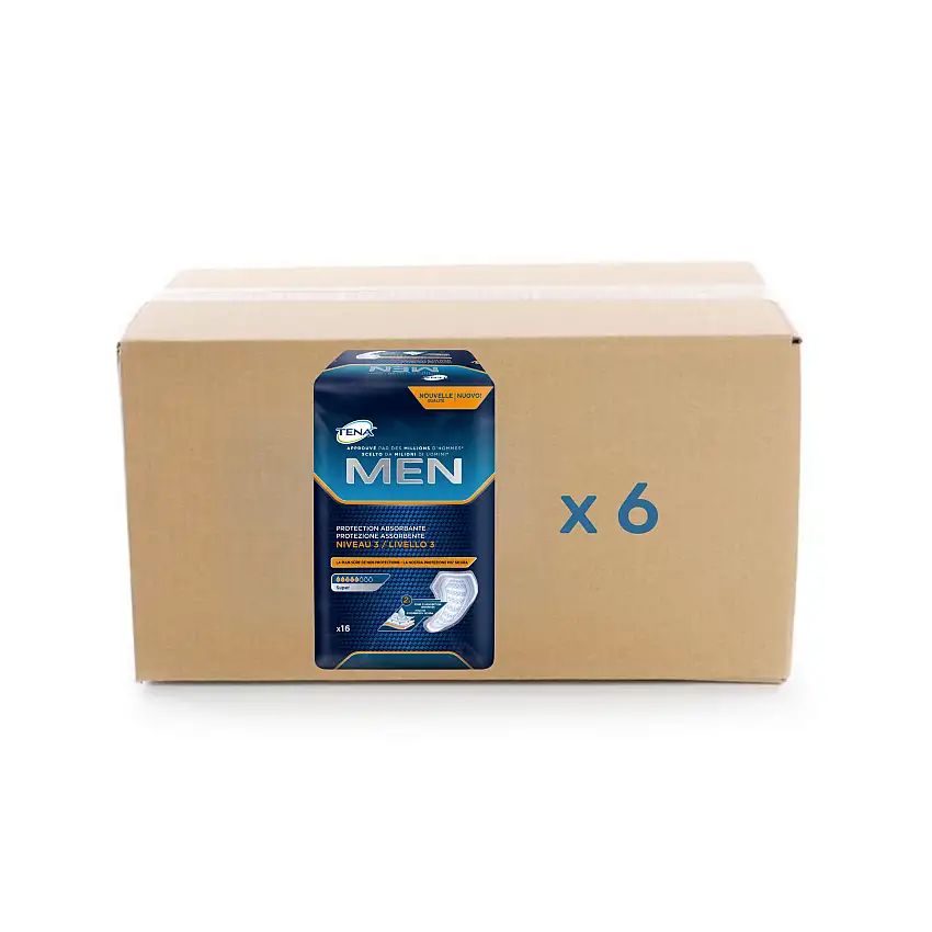 Protection Men - Level 1 - 3 drops - 6x24U - Tena
