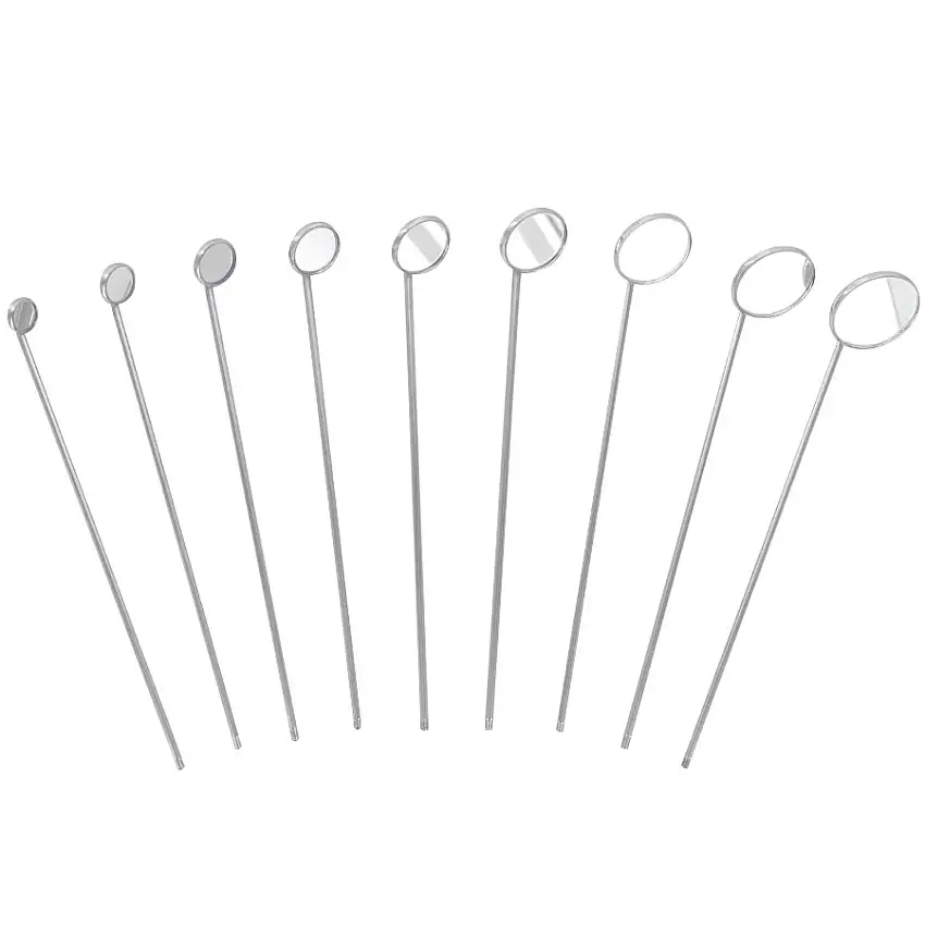 Set de 9 miroirs laryngiens