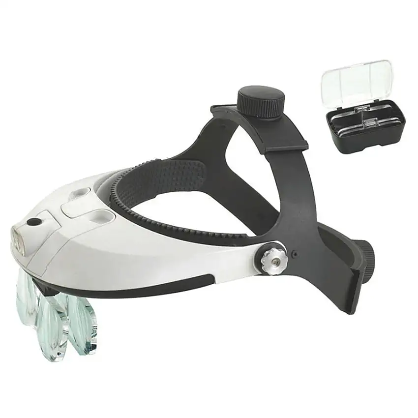 Loupe lumineuse frontale LED 5 lentilles