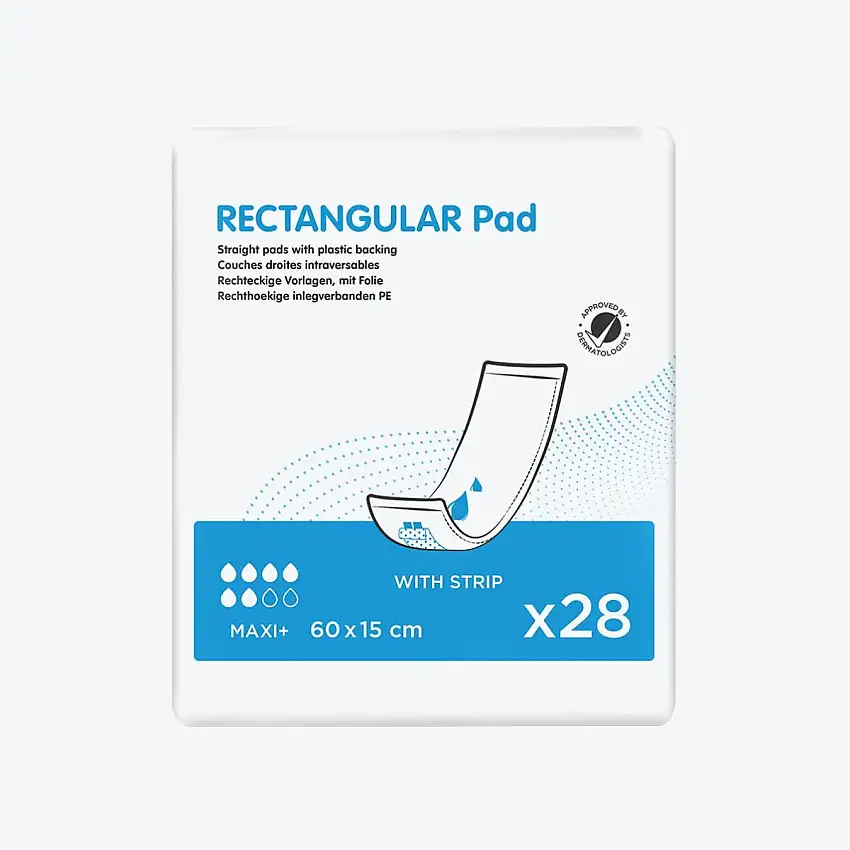 Protection droite - Rectangular Pad Maxi - 6 gouttes - Par 28 - iD