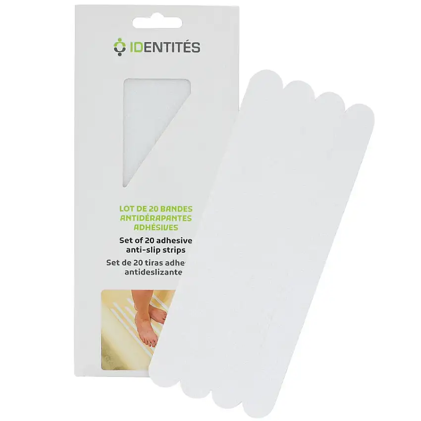 Bandes antidérapantes adhésives (lot de 20)