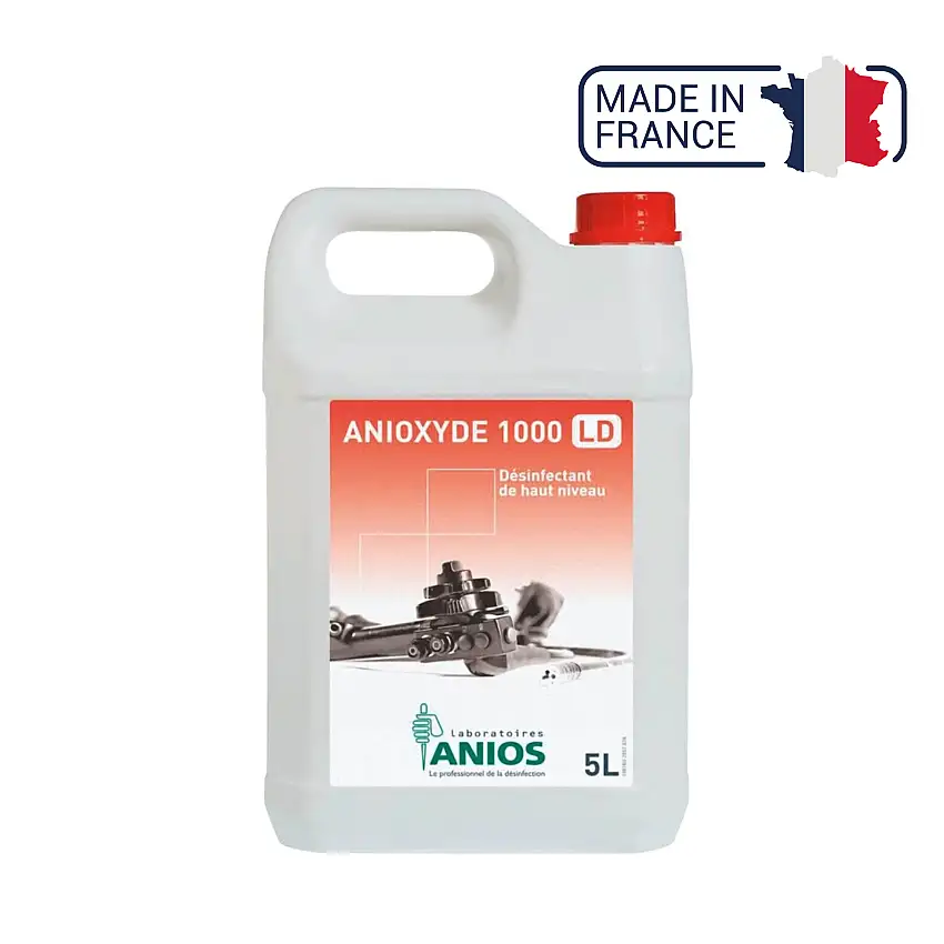 ANIOXIDE 1000 (3) Medical Device Disinfectant (with accessory) - ANIOS - 4 cans of 5 L + activator