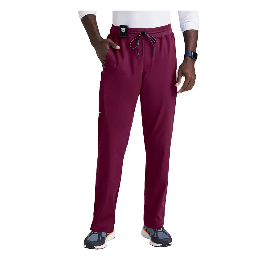 Hudson - Men's Grey's Anatomy Stretch Heavy Duty Medical Pants - Bordeaux / XS