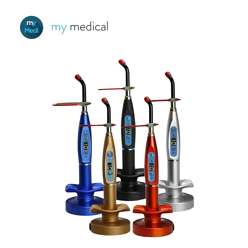 LED curing light - Wireless - 1500 mW / cm² - 6 colors available - Blue