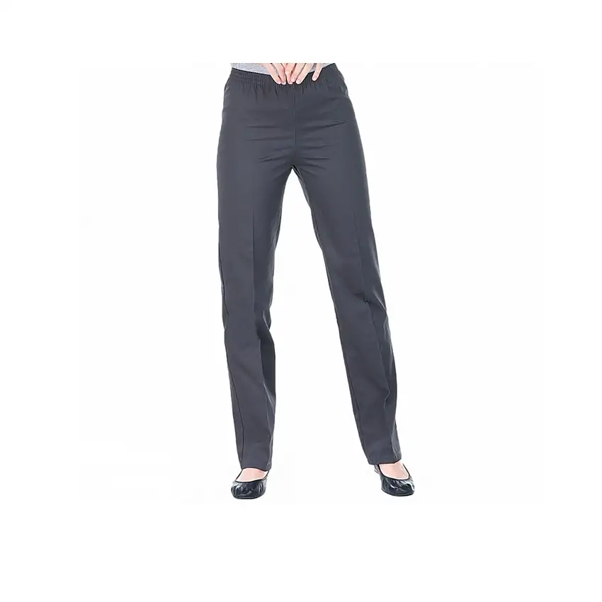 Manu - Anthracite pants - Unisex - Elastic waistband - No pocket - T0 - XS