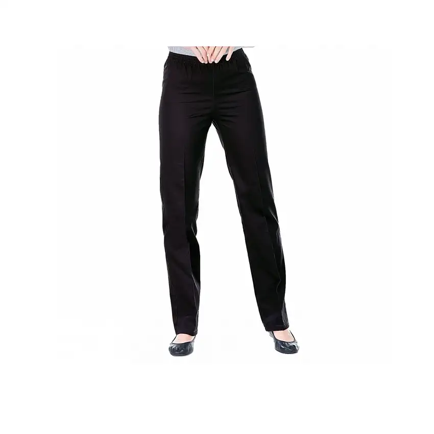Manu - Black pants - Unisex - Elastic waistband - No pocket - T00 - XXS