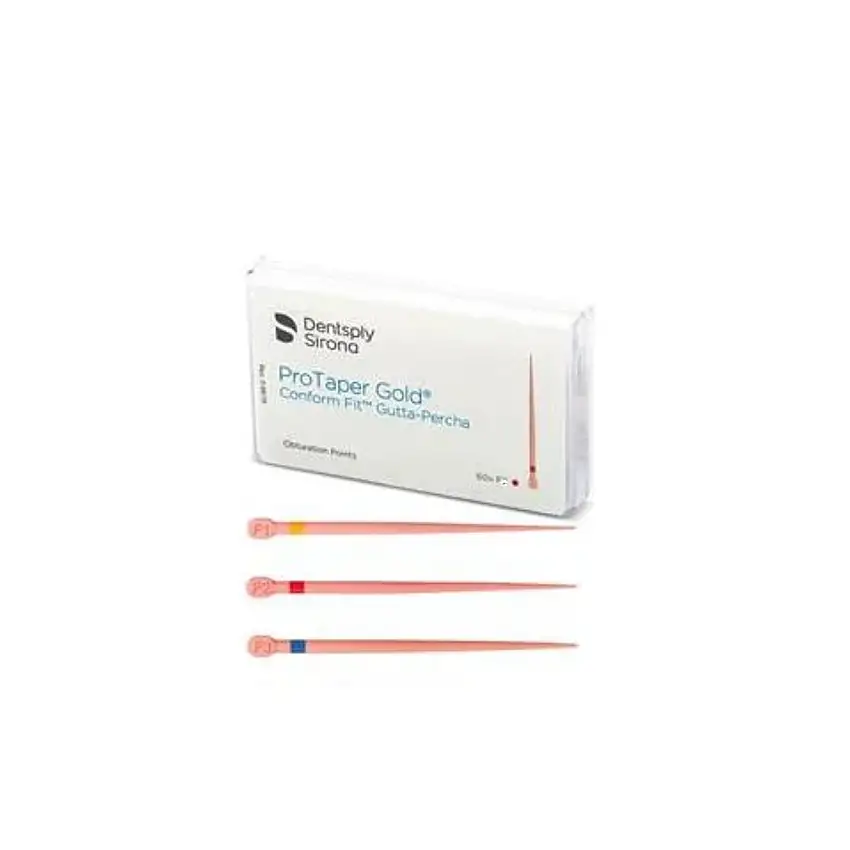 Protaper Gold Conform Fit Gutta Percha - 3 tailles de pointes - Dentsply Sirona - F1