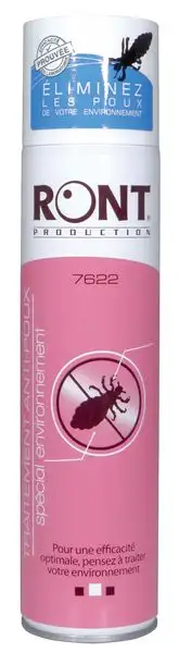 Aérosol traitement anti-poux d'environnement