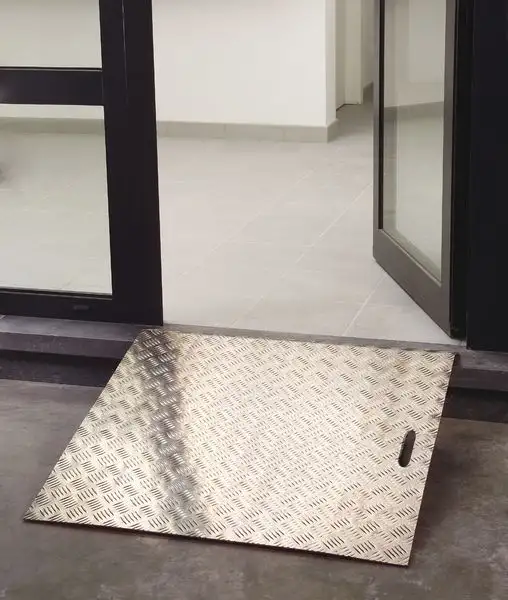 Rampe d'accès en aluminium