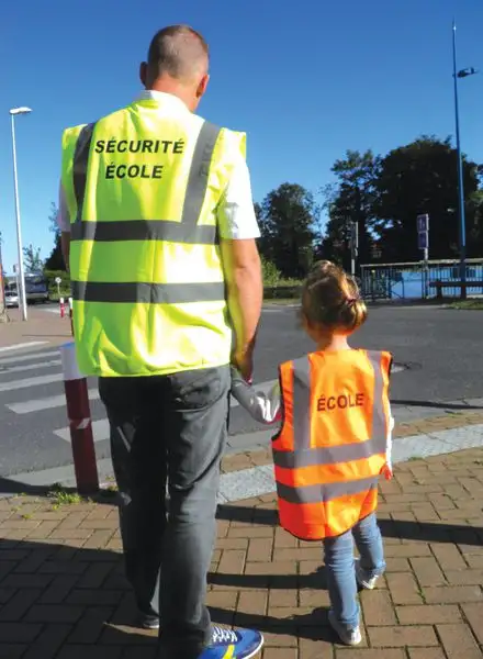 Gilet haute visibilité sécurité école