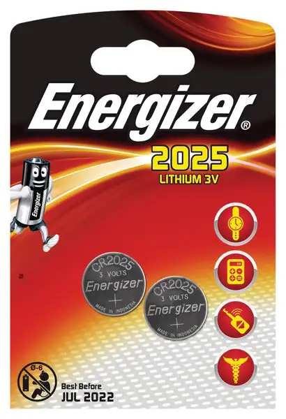 Piles lithium bouton CR2025 Energizer®