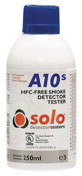 Aérosol de test pour détecteur de fumée