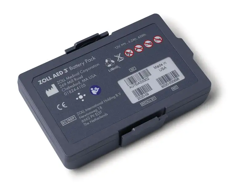 Batterie lithium pour défibrillateur ZOLL AED 3®