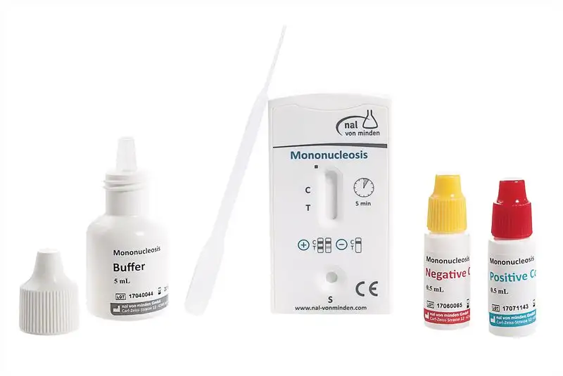 Test de diagnostic rapide mononucléose infectieuse MNI