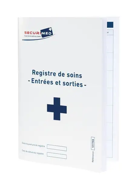 Registre d'infirmerie et de soins