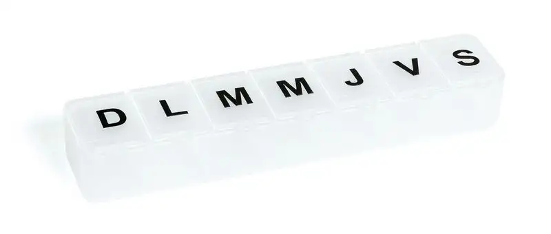 Pilulier semainier 7 compartiments