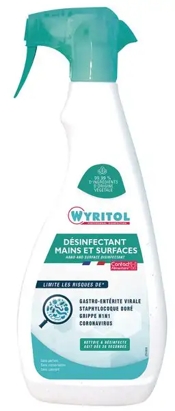 Désinfectant mains et surfaces Wyritol