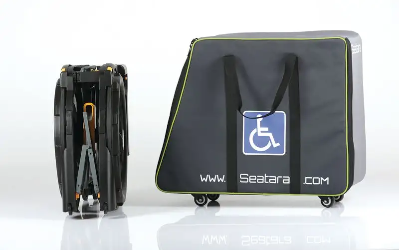 Sac de transport à roulettes pour fauteuil d'aisance