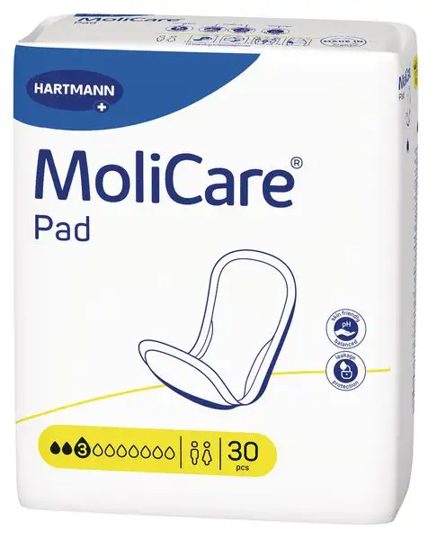 Protections anatomiques mixtes MoliCare® Pad pour incontinence