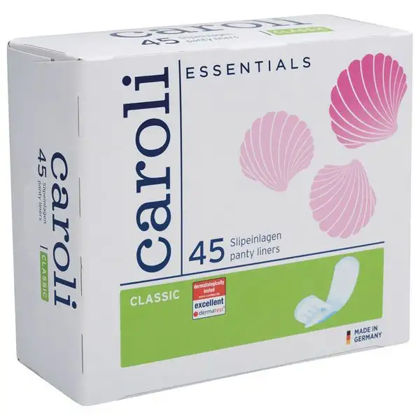 Protège-slips en boîte distributrice