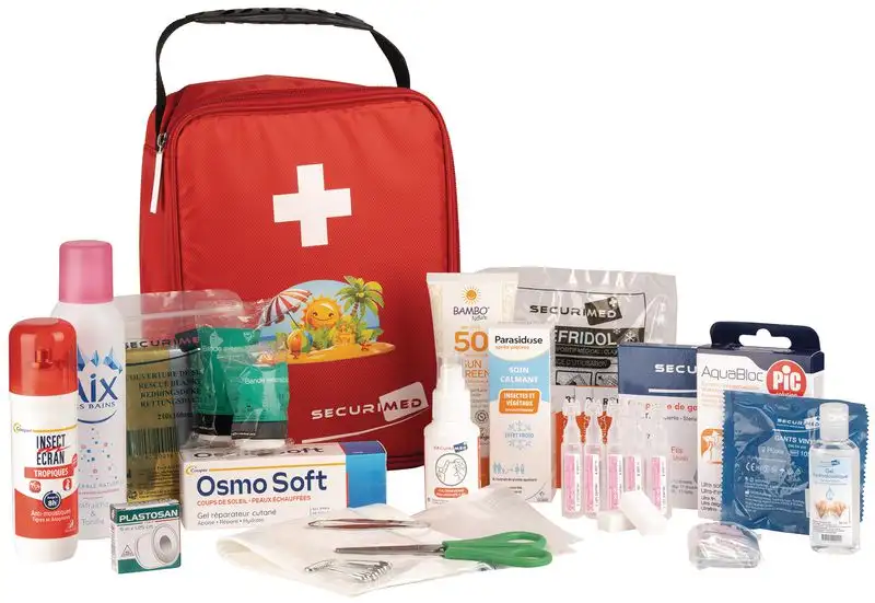 Trousse de secours été et vacances