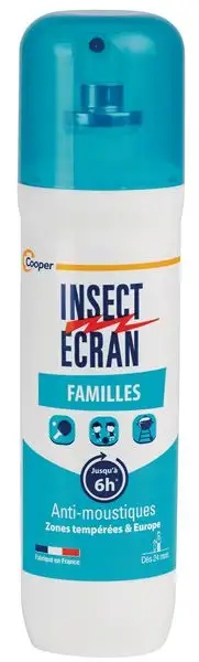Insect Ecran familles : répulsif moustiques pour la peau