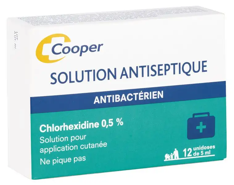 Chlorhexidine 0,5 % non colorée en dosettes 5 ml