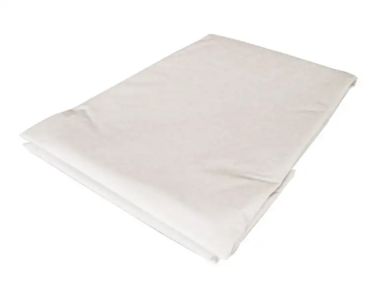 Drap housse coton blanc 1 personne