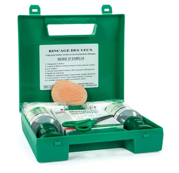 Coffret lavage oculaire Plum NaCl - Corps étrangers