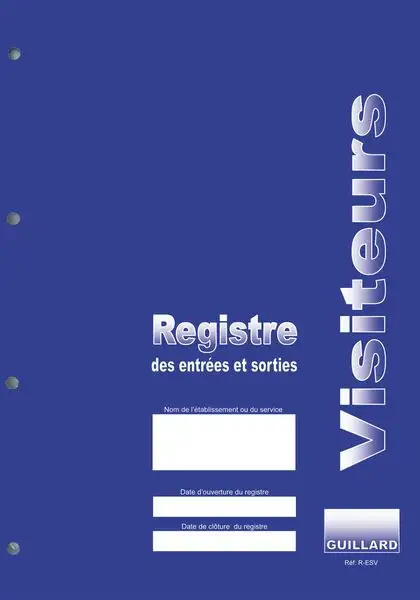 Registre des visites