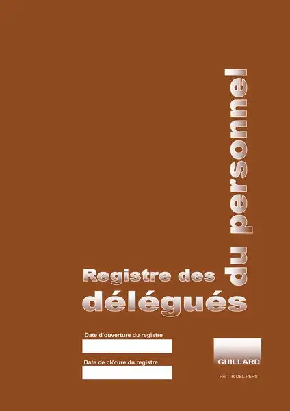 Registre des délégués du personnel