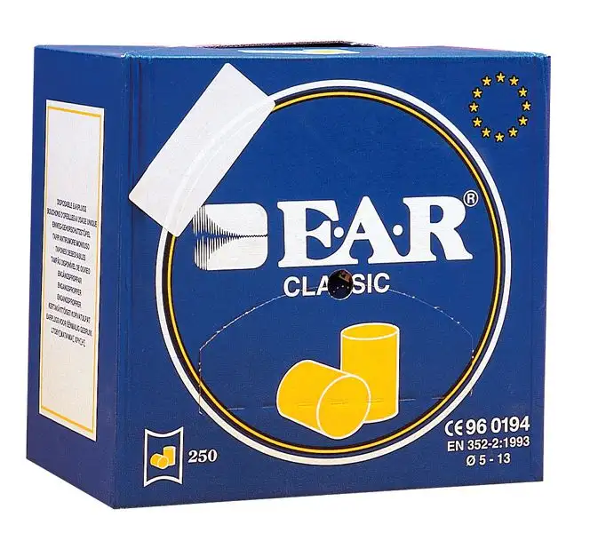 Bouchons d'oreilles 28 dB EAR 250 paires