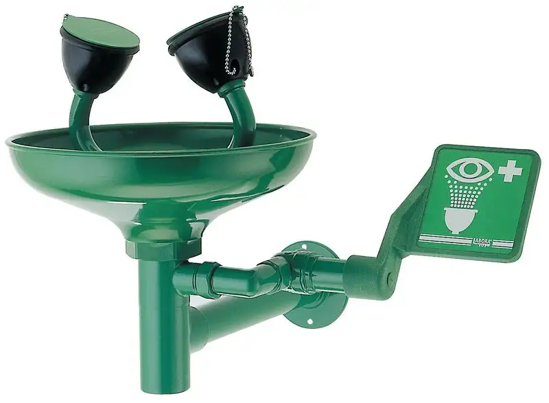 Fontaine de lavage oculaire murale