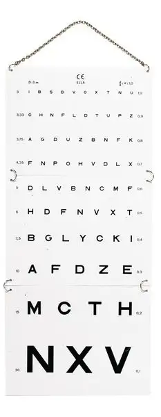 Echelle de Monoyer 3 m