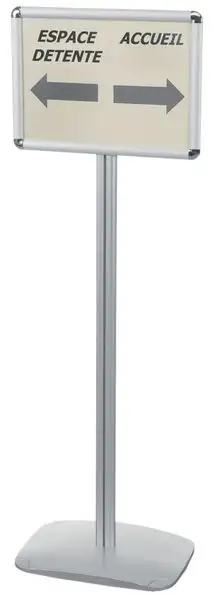 Présentoir A3 sur pied