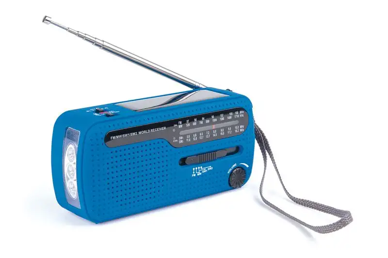 Radio lampe dynamo à piles