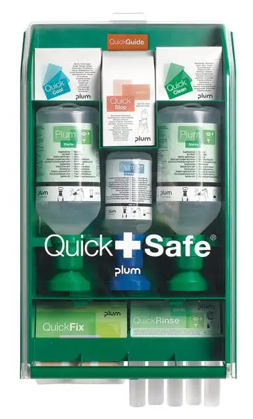 Coffret lavage oculaire Quick Safe industrie complète