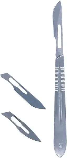 Manche inox bistouri n°4