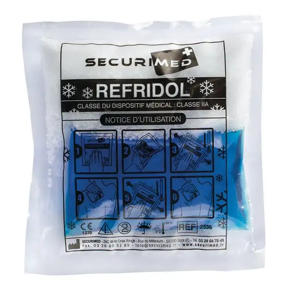 Poche de froid instantané Refridol - lot de 24
