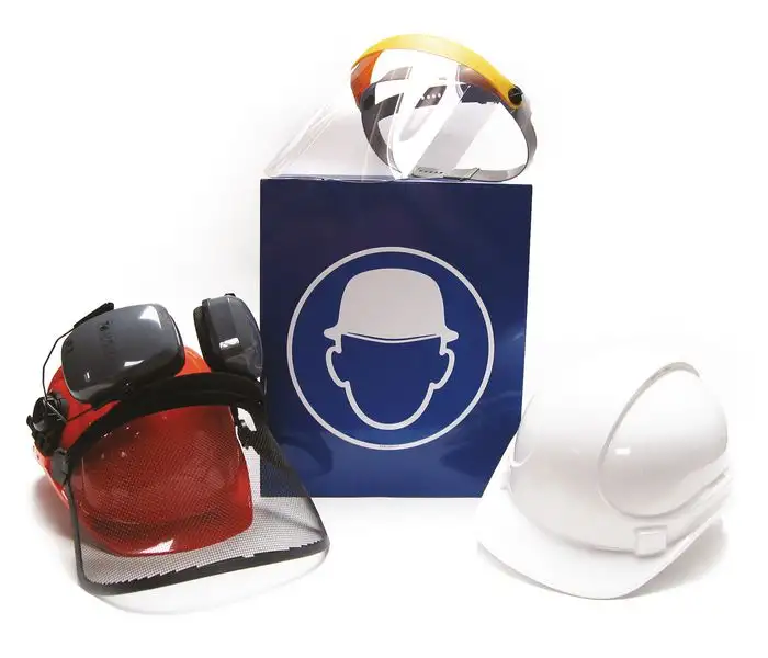 Boîte EPI en acier pour casque de sécurité