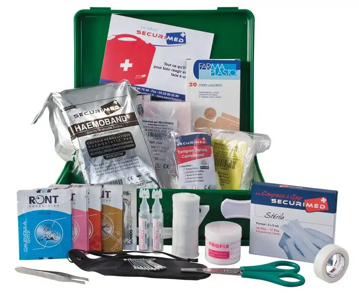Trousse de secours environnement