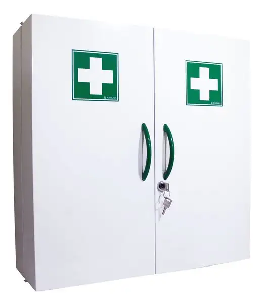 Armoire à pharmacie 2 portes en métal - vide