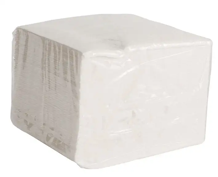 Carrés d'essuyage jetables en non-tissé par lot de 100
